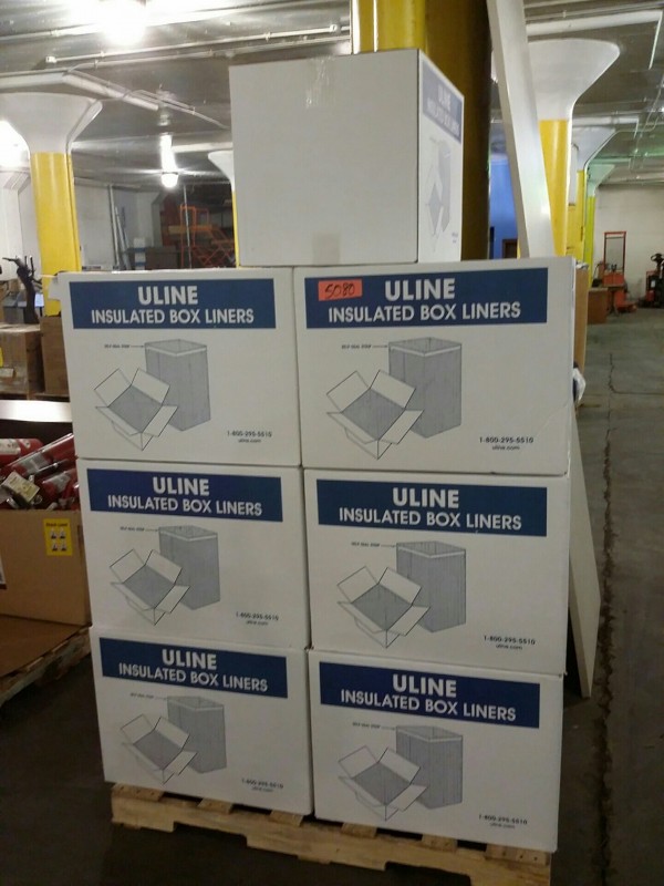 iBid Lot 5080 Uline Insulated Box Liners (13 cases)