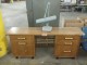 Lot # 5120 - Credenza Style Desk w/Lamp