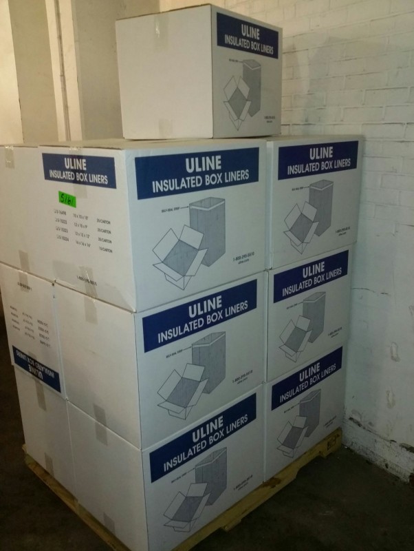 iBid Lot 5161 Uline Insulated Box Liners (13 cases)
