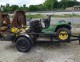 Lot # 6130 - Single Axle utility Trailer w/Misc. Ite