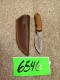 Lot # 6546 - Buck N Bear Damascus Fixed Blade Knife