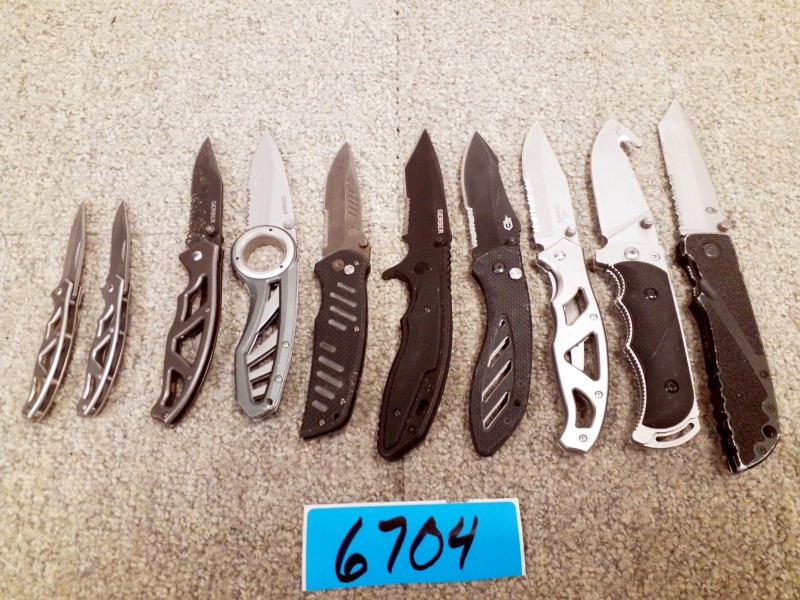 iBid Lot 6704 Gerber Pocket Knives (10 each)