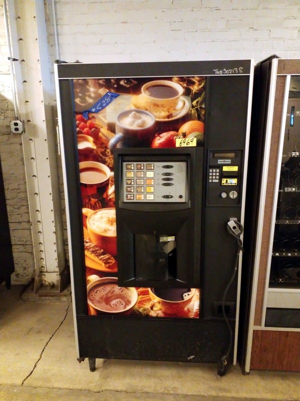 iBid Lot 6969 Coffee Vending Machine