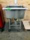 Lot # 7864 - Stainless Steel Mobile Sink Base w/Whee