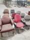Lot # 103 - Wheeled Office Chairs - 9 each