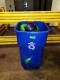 Lot # 9372 - Waste Can of Bowling Balls
