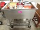 Lot #1192 ROLLING STAINLESS CART W/ DISPENSERS