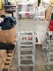 Lot #1380 Rolling Step Ladder
