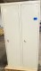 Lot # 5631 METAL TWO DOOR CABINET &  3 - WOOD BO
