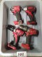 LOT # 101 TSA MILWAUKEE 18 VOLT HAND TOOLS