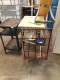Lot # 5785 TWO ROLLING CARTS, SMALL TABLE & BENC