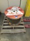 Lot # 5870 LARGE SPOOL OF WIRE ROPE & PALLET JAC