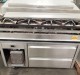 Lot # 6052 COMMERCIAL GAS RANGE FEATURING REFRIGERAT