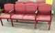 Lot # 6098 GUEST RECEPTION CHAIRS - FOUR SEATER &amp