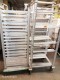 Lot # 6116 ROLLING ALUMINUM RACKS (4)