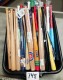 LOT # 748 TSA ASSORTED MINI BASEBALL BATS