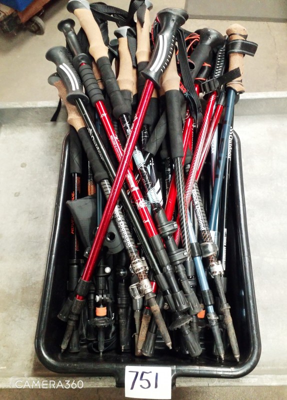 TSA MISC ASSORTED TREKKING POLES (VARIOUS MAY NOT BE COMPLET