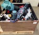 LOT # 784 TSA BOOKCASE OF VARIOUS ITEMS
