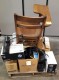Lot # 6179 WOODEN TABLET ARM CHAIR, TABLE/DESK LAMPS