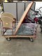 Lot # 6300 ROLLING CART WITH CHAIRS, TABLETOP, &