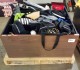 LOT # 952 TSA BOOKCASE OF VARIOUS ITEMS