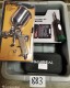 LOT # 883 TSA PAINT SPRAY GUN, PROFLEX DRILL SET CORDLESS - RELIST