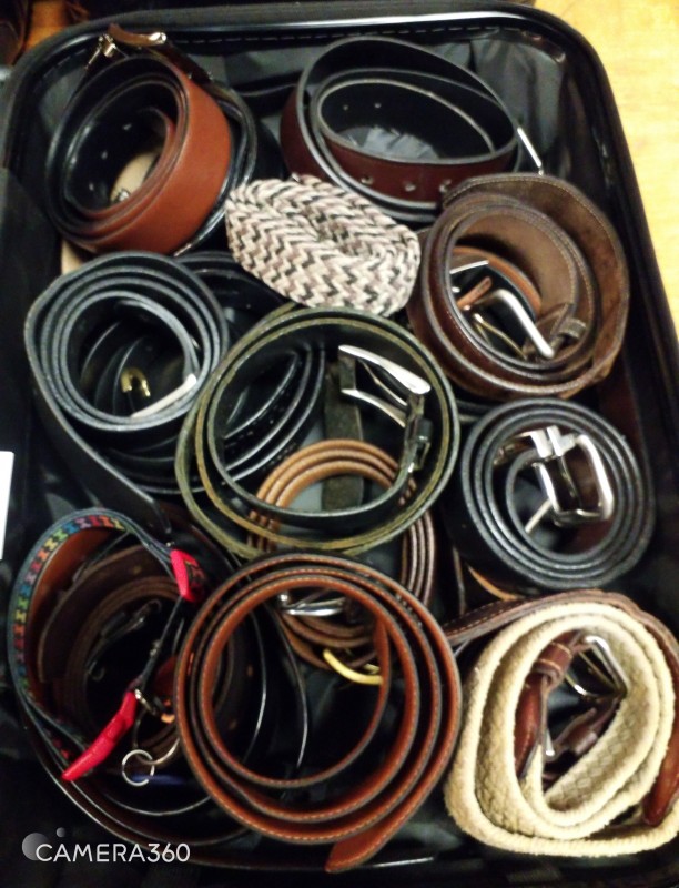 Tsa Suitcases With Belts - Qty 2 photo 2