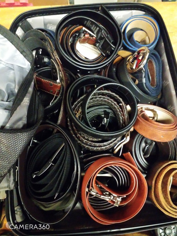 Tsa Suitcases With Belts - Qty 2 photo 5