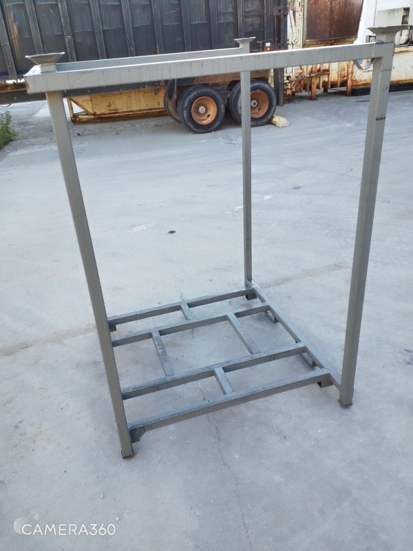 Stack Rack – Gray/ Open Square Tubing Steel Base Qty 2 photo 6