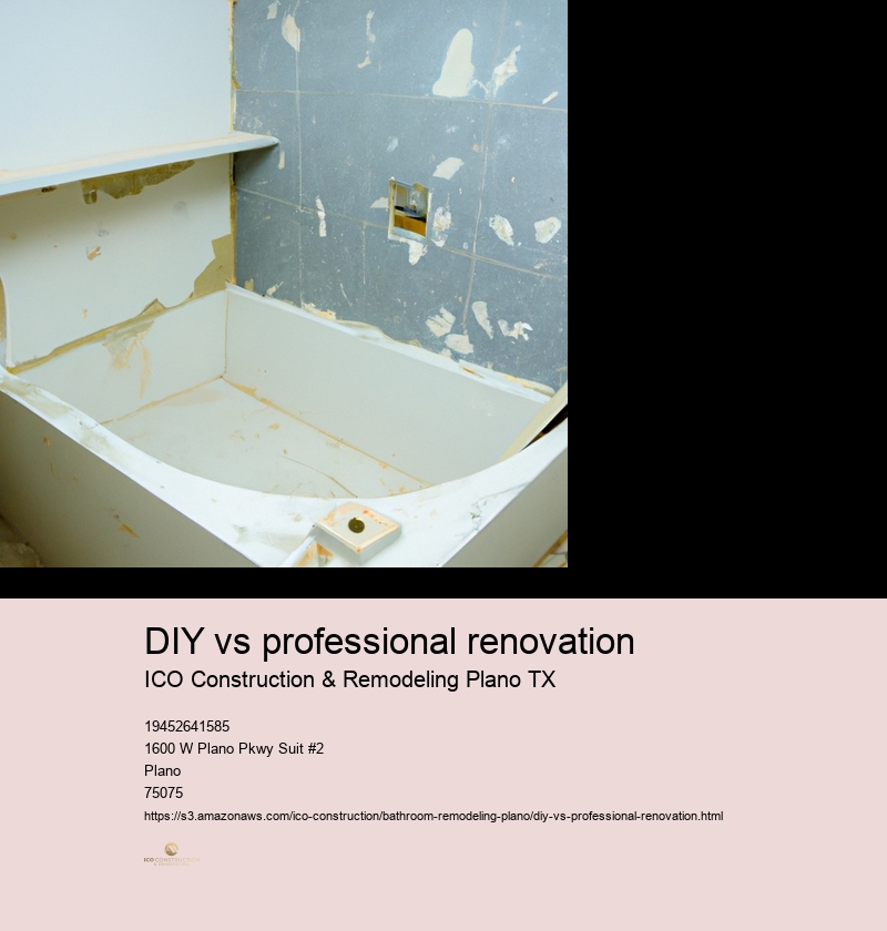 DIY vs professional renovation
