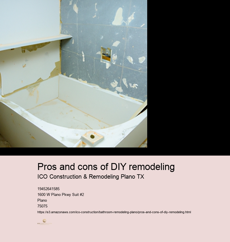 Pros and cons of DIY remodeling