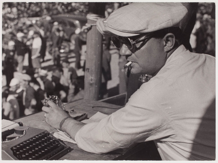 [Smoking man with sunglasses, Tour de France, France]