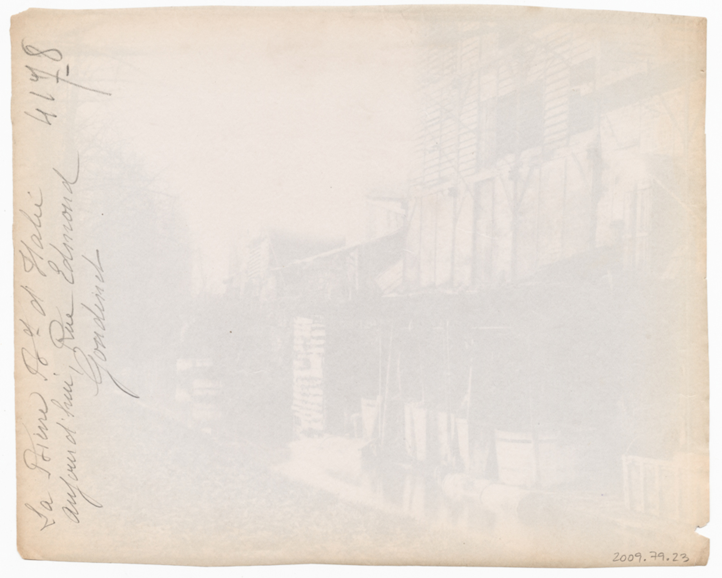 La Bièvre a l'emplacement actuel de la rue Edmond