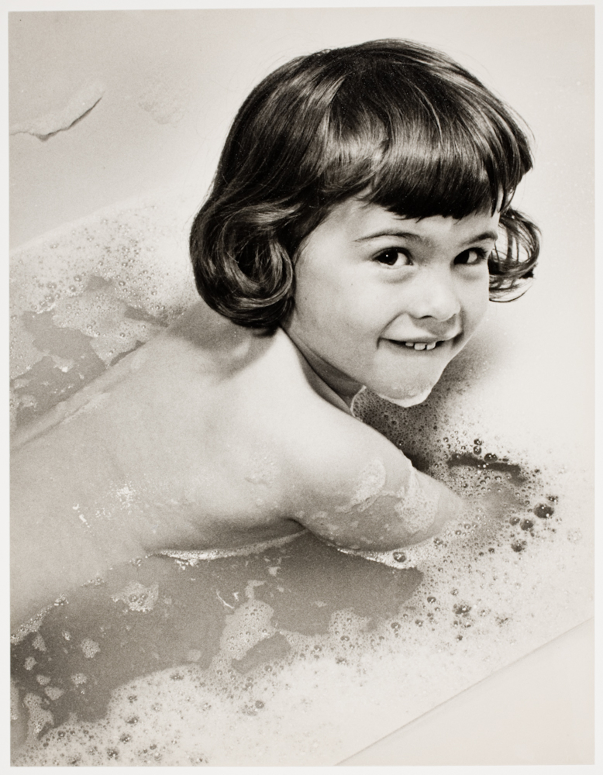 Girl in bathtub International Center of Photography