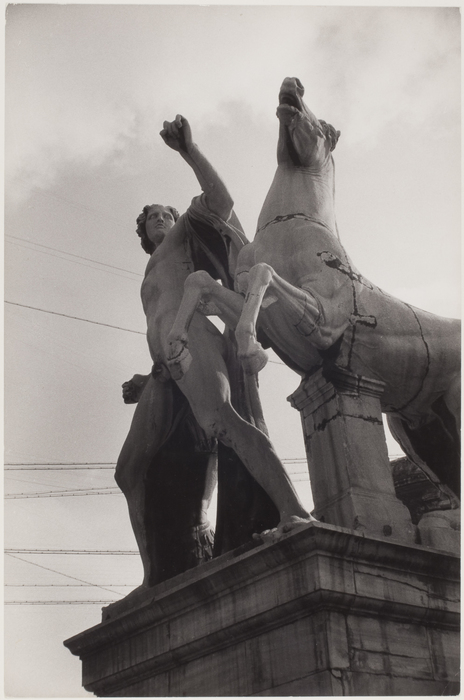 [Statue of man and horse, Rome]