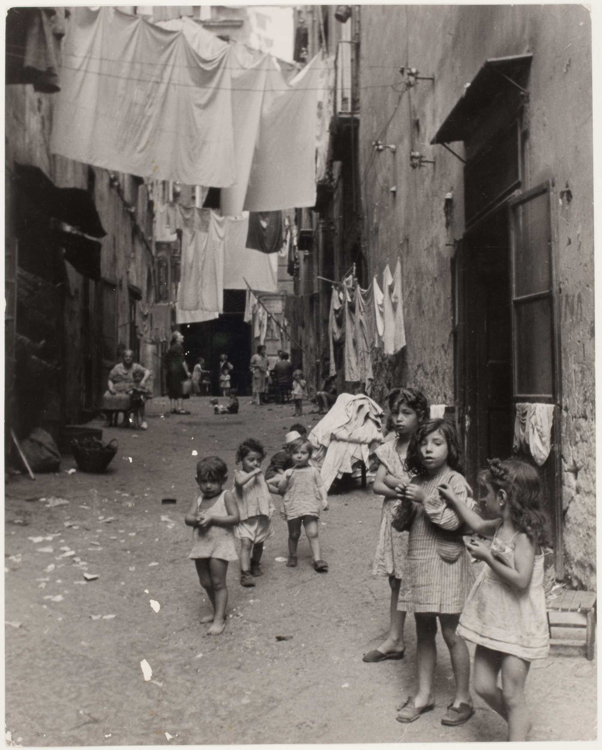[Poor children in a street, Naples] International Center of Photography