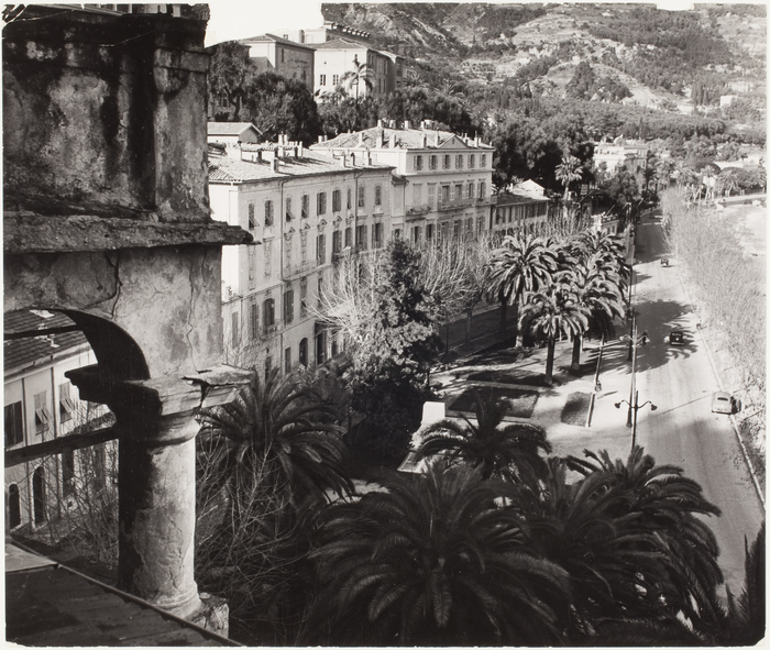 [View over street, Menton, France]