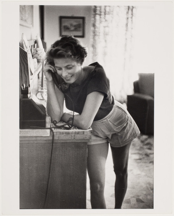 [Ingrid Bergman on the phone, Rome]
