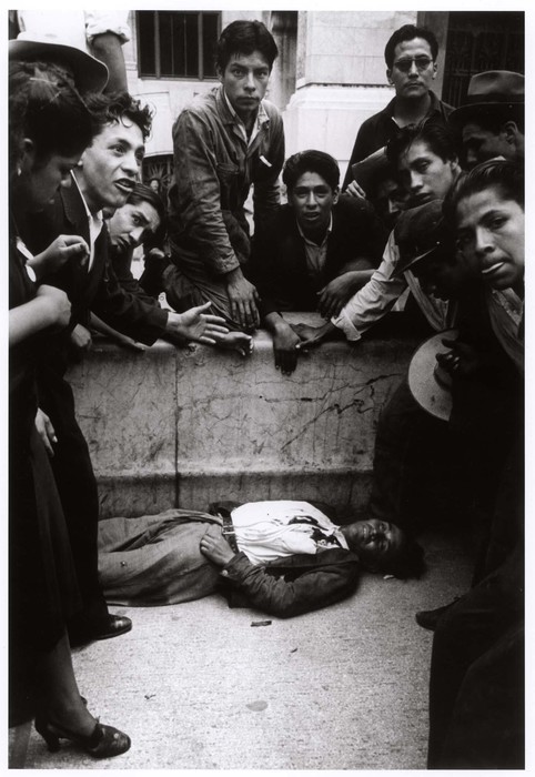 [First fatality on the day of the presidential elections, Mexico City]
