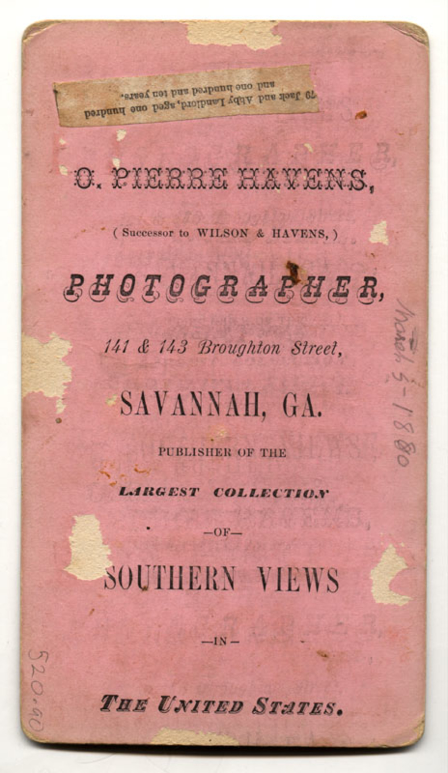 Jack and Abby Landlord, aged one hundred and ten years old