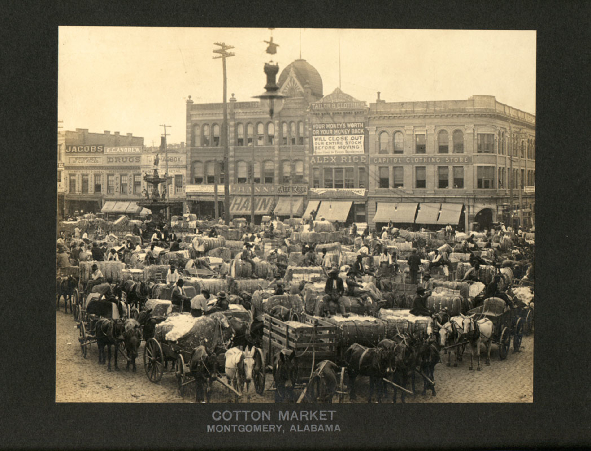Cotton Market, Montgomery, Alabama International Center of Photography