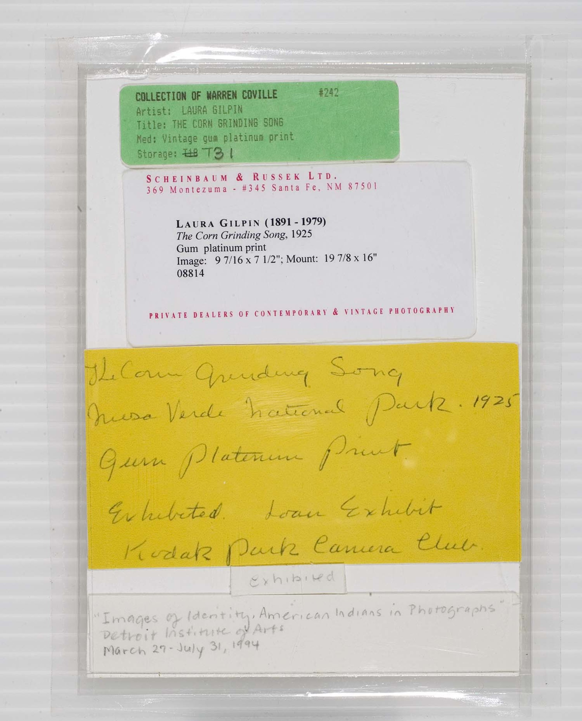 The Corn Grinding Song International Center of Photography