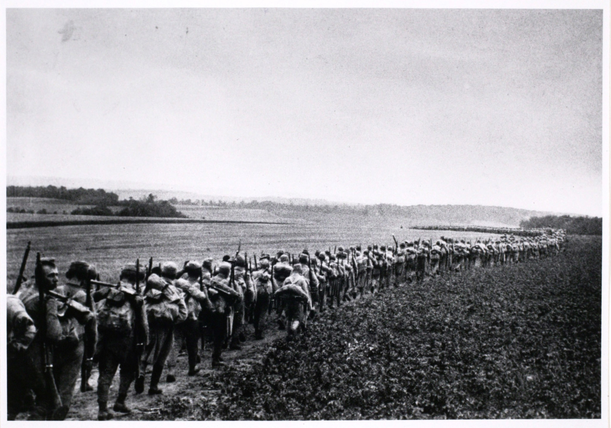 Forced March to the Front between Lonié and Mitulen International Center of Photography