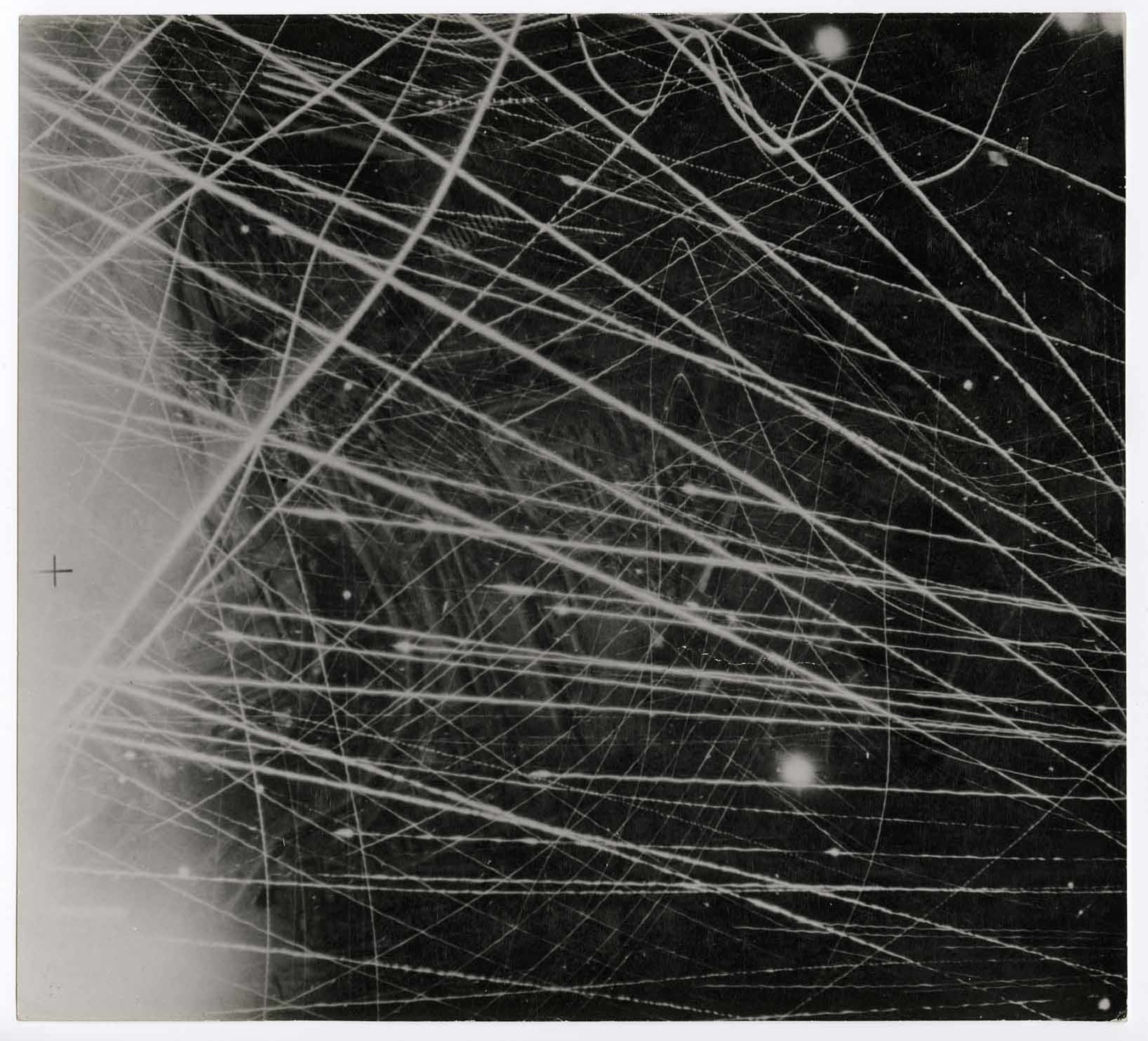 [Light streaks from bombing pattern over Brest, Fance] | International ...
