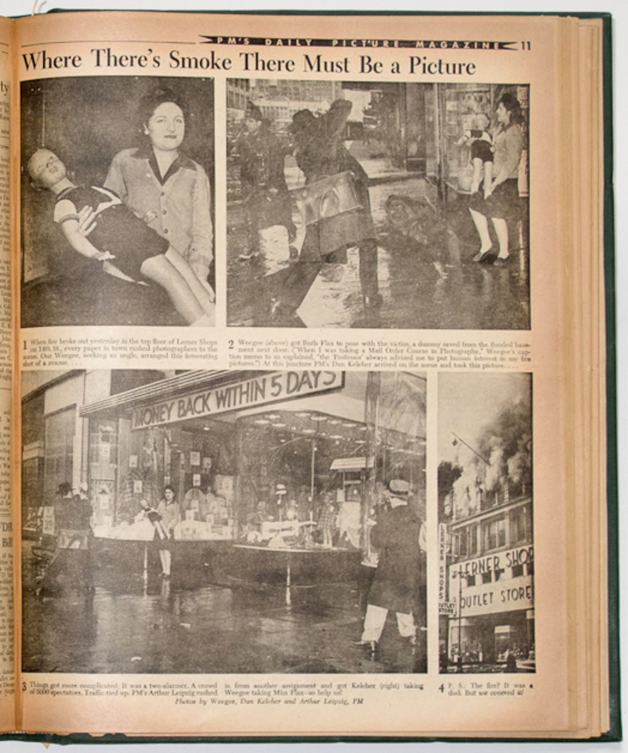 [Fire at the Lerner Shops Outlet Store, New York] International