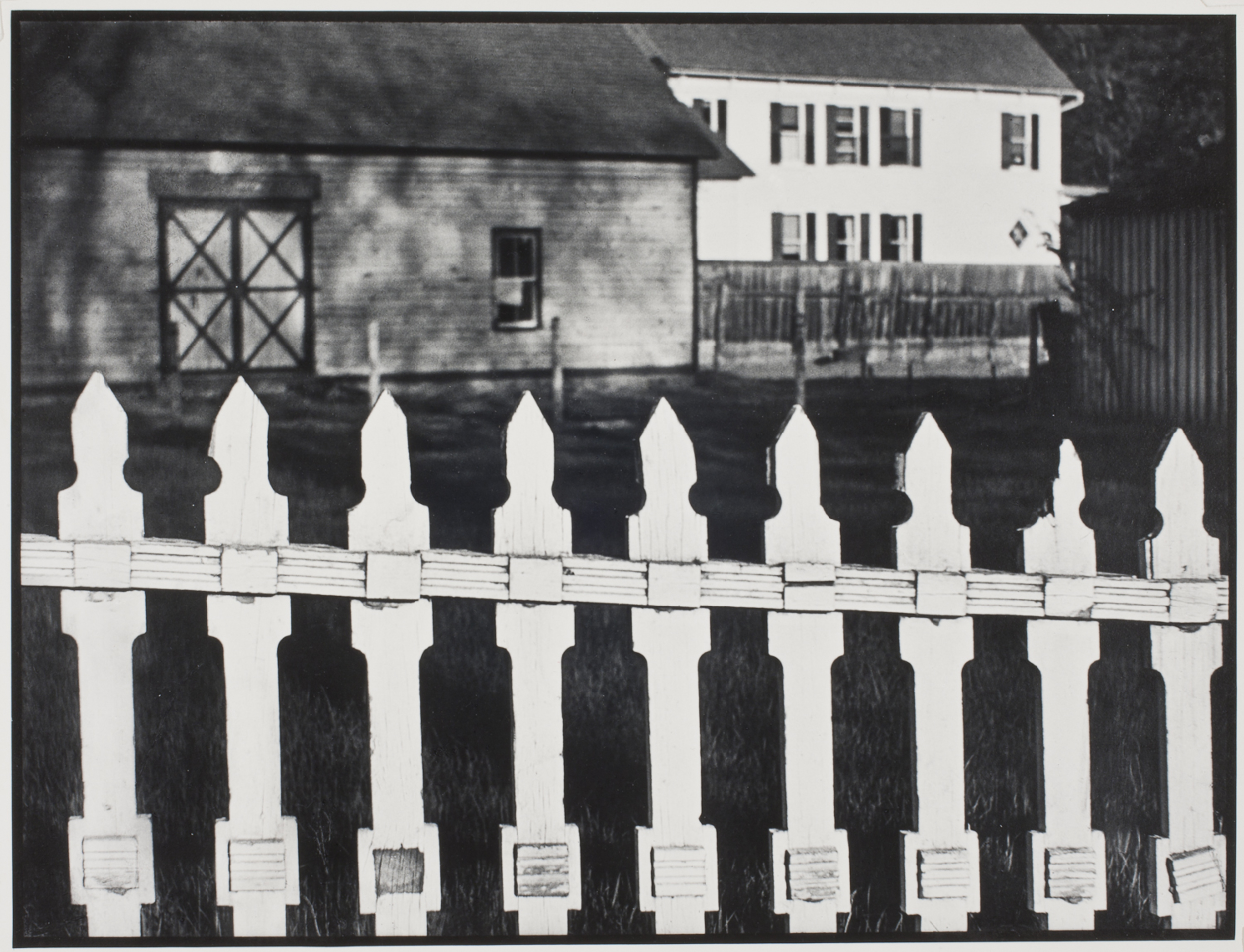 The White Fence, Port Kent, New York International Center of Photography
