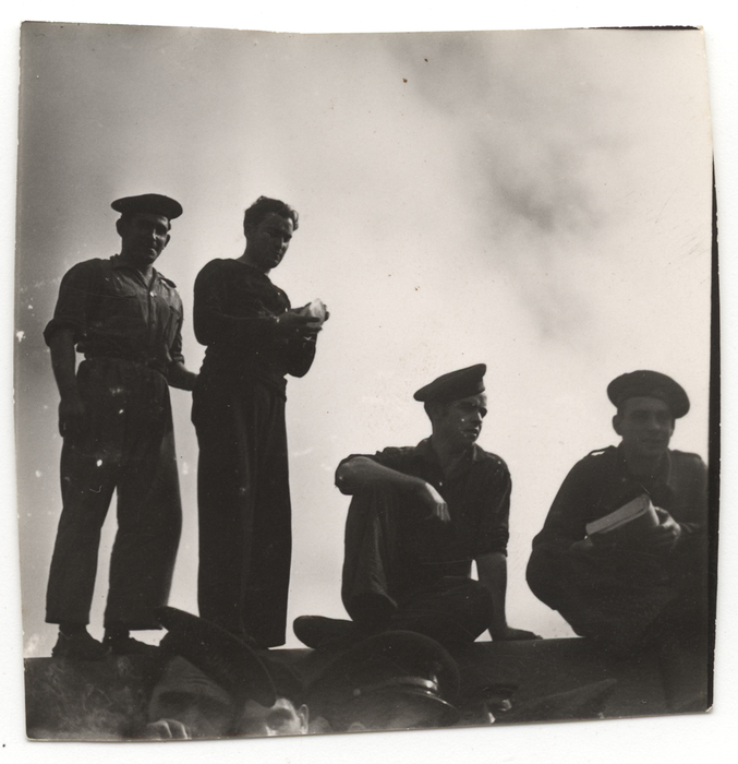 [Sailors, Battleship Jaime I, Almería, Spain]