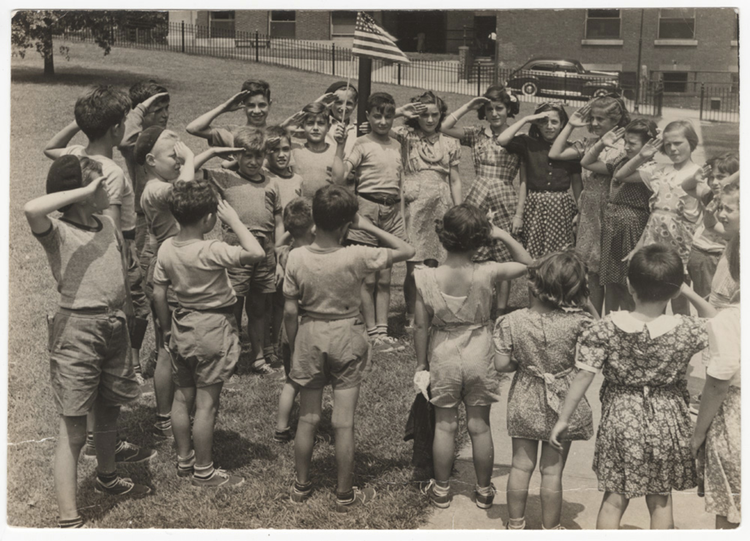 [Refugee children, brought to New York by the U.S. Committee for the