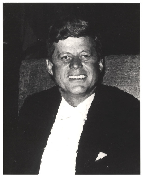 President John F. Kennedy (distortion)