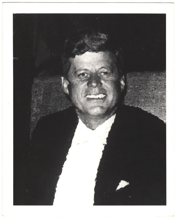 President John F. Kennedy (distortion)